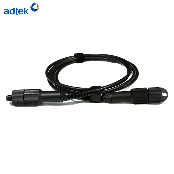 ST/UPC-ST/UPC 单工单模光纤适配器 黑色